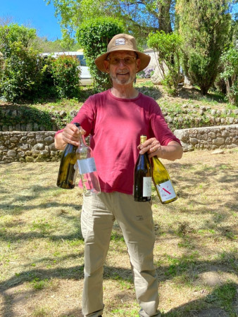 Retour  au gîte , l'apéro est livré ! 